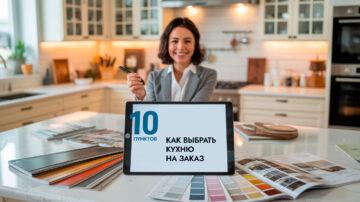 Как выбрать кухню на заказ - чек-лист из 10 пунктов